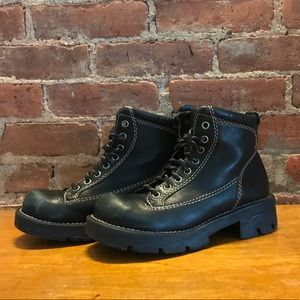 Nine West Chunky Combat Boots